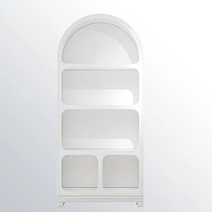 Modish Wooden Cabinets for Living Room with Exterior Shelf