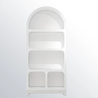 Modish Wooden Cabinets for Living Room with Exterior Shelf