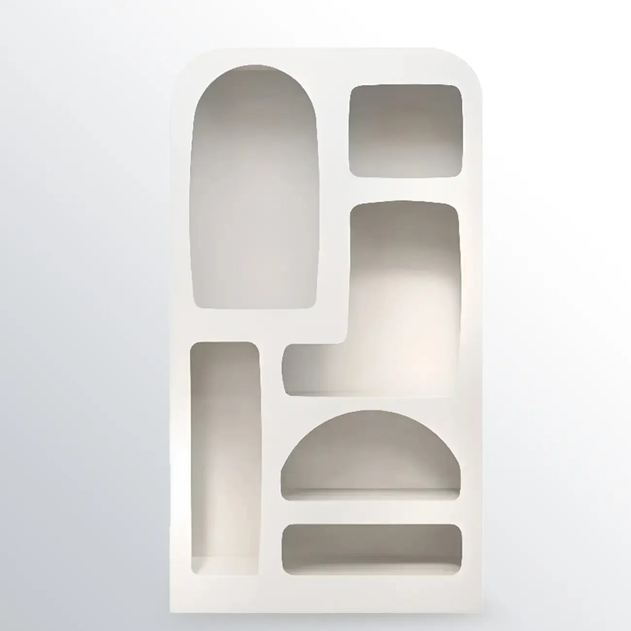 Modish Wooden Cabinets for Living Room with Exterior Shelf