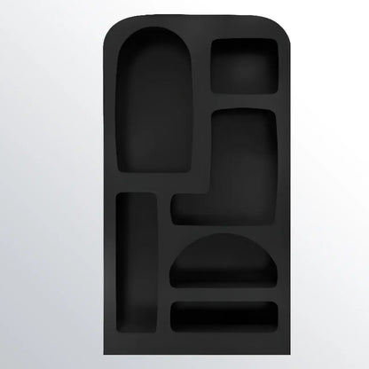 Modish Wooden Cabinets for Living Room with Exterior Shelf