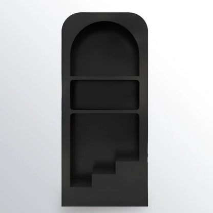 Modish Wooden Cabinets for Living Room with Exterior Shelf