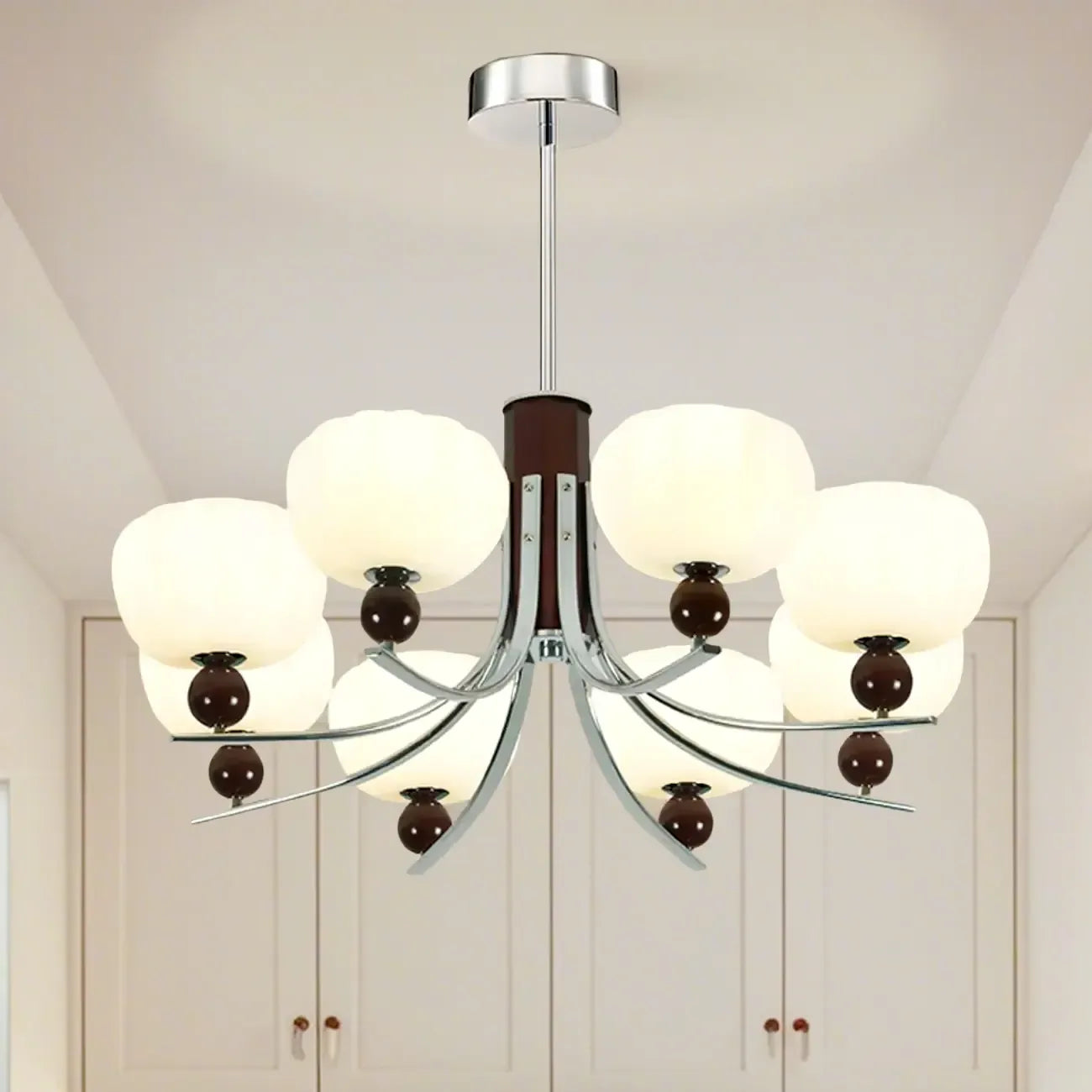 Modern Metal LED Chandelier for Living Room Decor