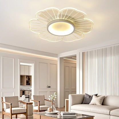 Floral LED Flush Mount Ceiling Light for Residential Use