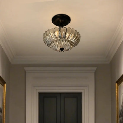 Mini Umbrella-shaped Glass Ceiling Light for Living Room