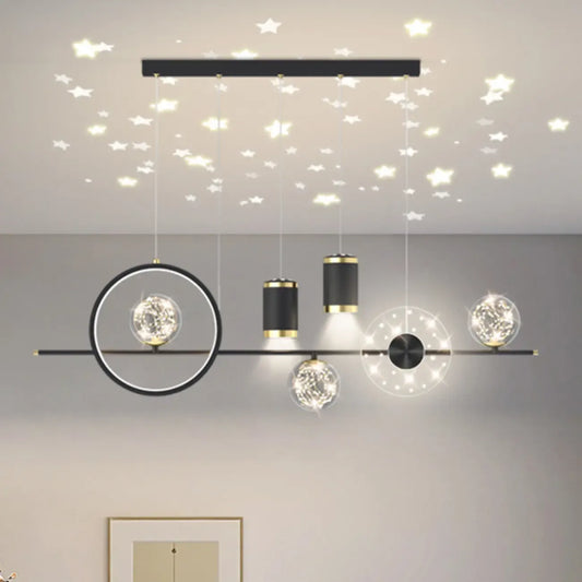 Luxury Adjustable Multi-Light Island Pendant Light