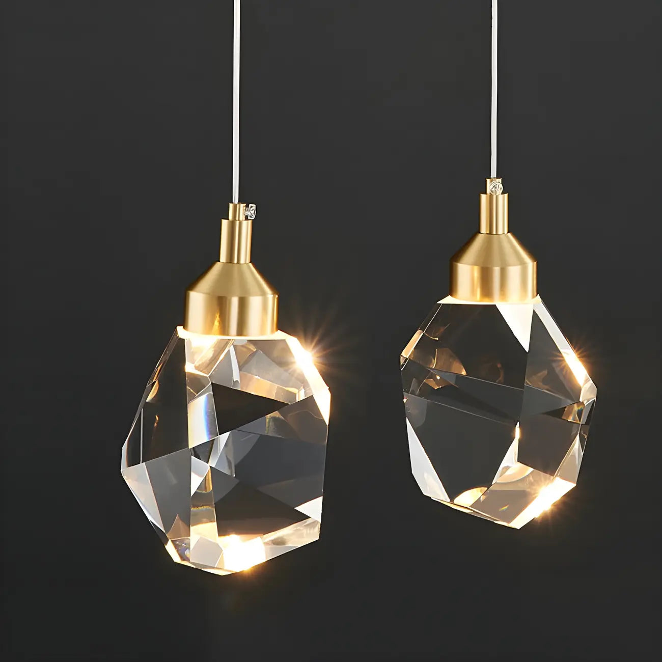 3-Light Modern Crystal Island Pendant Light for Kitchen