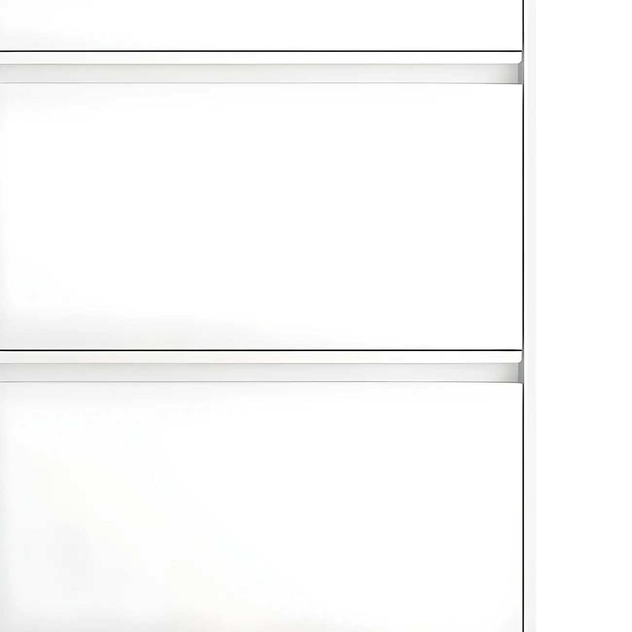 Grey/White Metal Wall Mounted Shoe Storage Cabinet