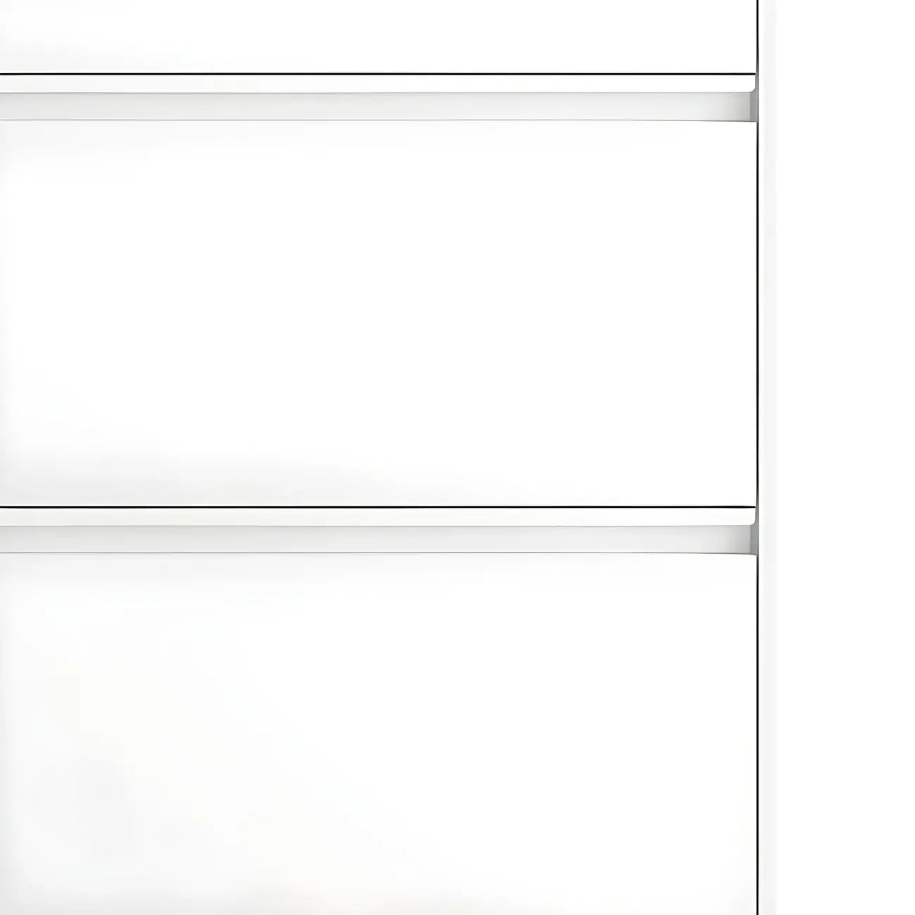 Grey/White Metal Wall Mounted Shoe Storage Cabinet