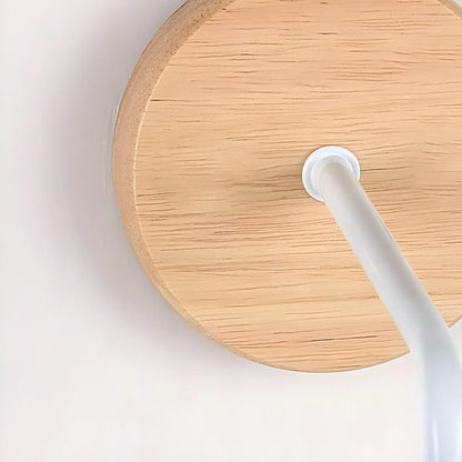 Transparent 9-Inch Wall Mount Light for Bedside Decor