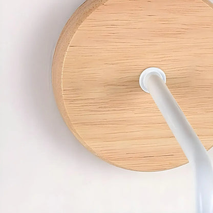 Transparent 9-Inch Wall Mount Light for Bedside Decor