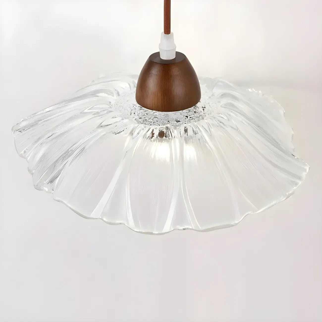 Transparent 9-Inch Wall Mount Light for Bedside Decor
