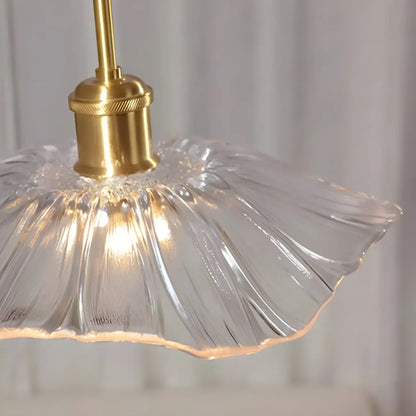 Modern Glass Semi-Flush Ceiling Light for Living Spaces