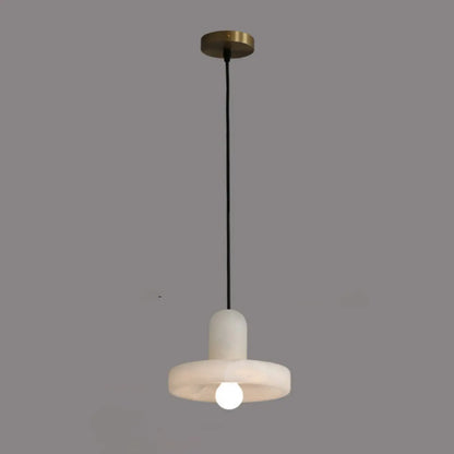 Modern Gold Metal Cylindrical Kitchen Island Pendant Light