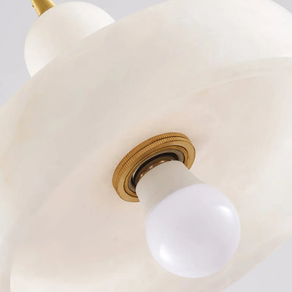 Modern Gold Metal Cylindrical Kitchen Island Pendant Light