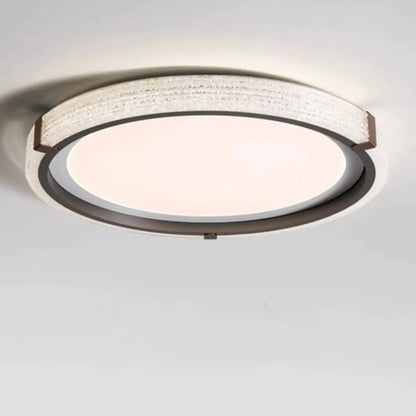 Dimmable White Flush Mount LED Ceiling Light for Living Room