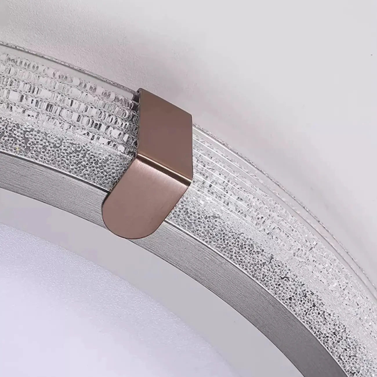 Dimmable White Flush Mount LED Ceiling Light for Living Room