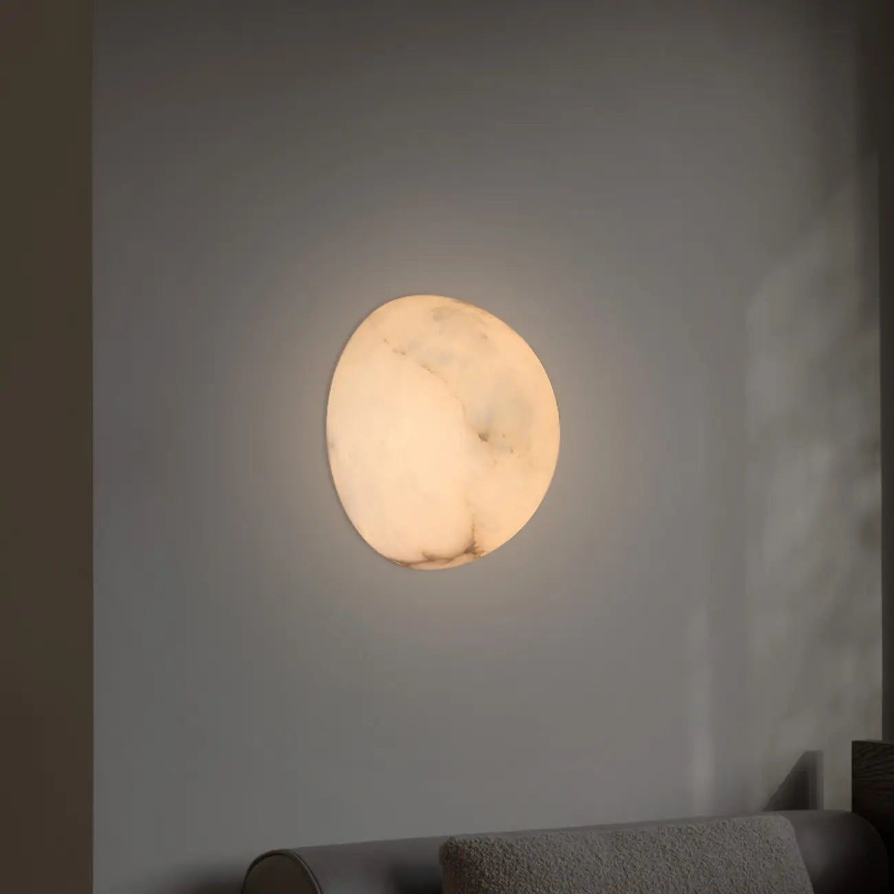 Modern Geometric Metal Wall Light with Gold Finish
