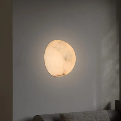 Modern Geometric Metal Wall Light with Gold Finish