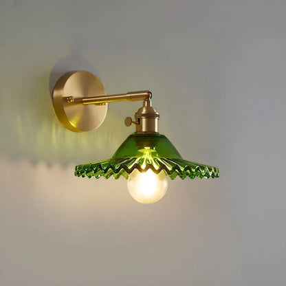 Modern Mini Brass LED Wall Sconce for Residential Use