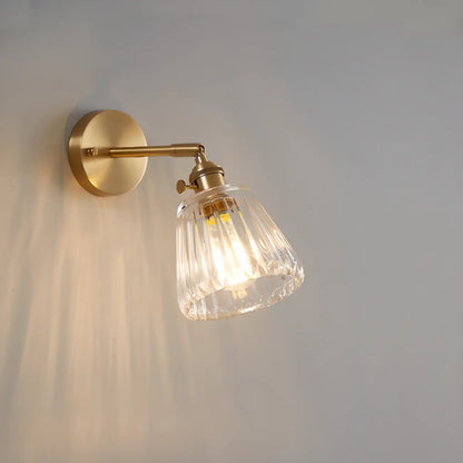 Modern Mini Brass LED Wall Sconce for Residential Use