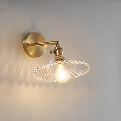 Modern Mini Brass LED Wall Sconce for Residential Use