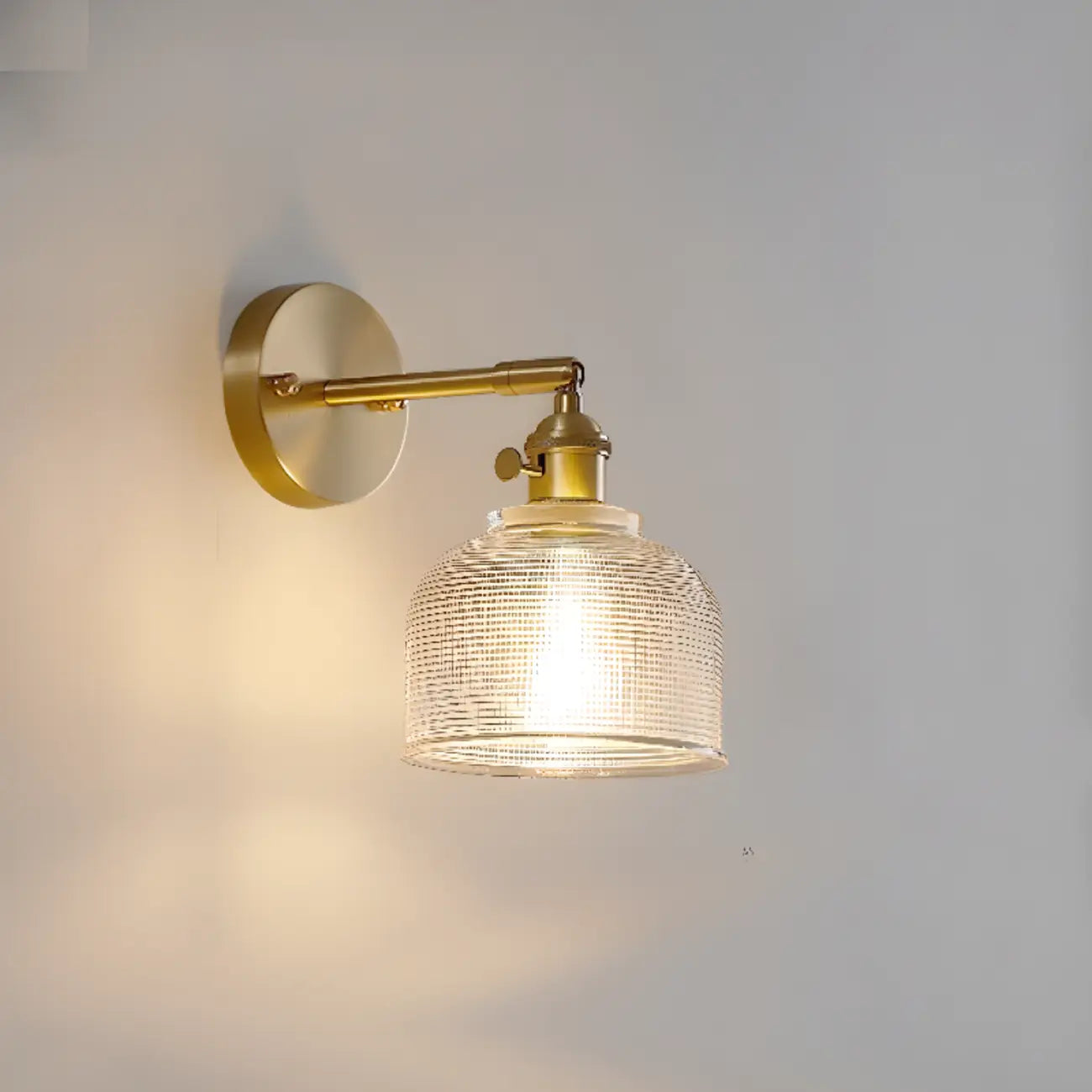 Modern Mini Brass LED Wall Sconce for Residential Use