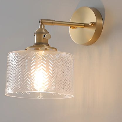 Modern Mini Brass LED Wall Sconce for Residential Use