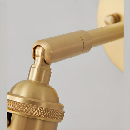 Modern Mini Brass LED Wall Sconce for Residential Use