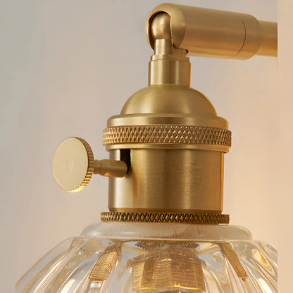 Modern Mini Brass LED Wall Sconce for Residential Use