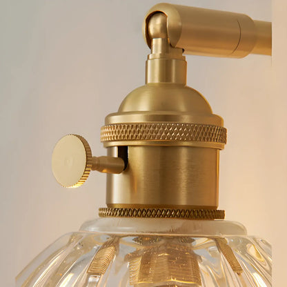 Modern Mini Brass LED Wall Sconce for Residential Use