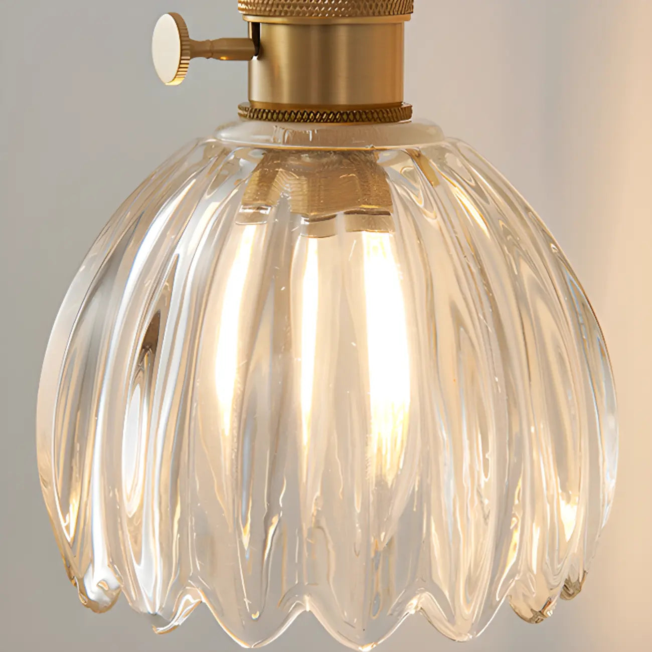 Modern Mini Brass LED Wall Sconce for Residential Use