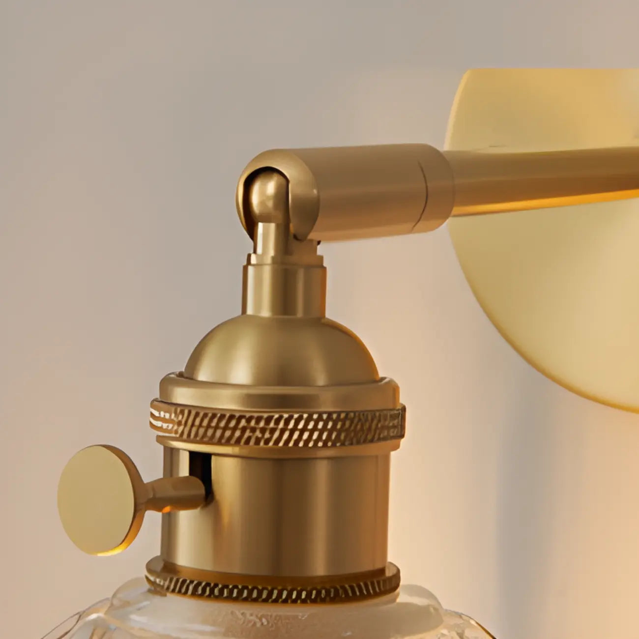 Modern Mini Brass LED Wall Sconce for Residential Use