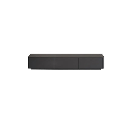 79 Black Wood Long Cable Management TV Stand with Drawer