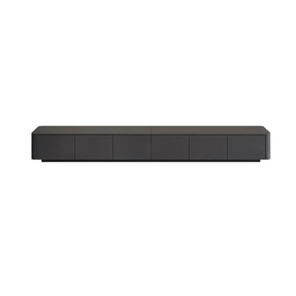 79 Black Wood Long Cable Management TV Stand with Drawer
