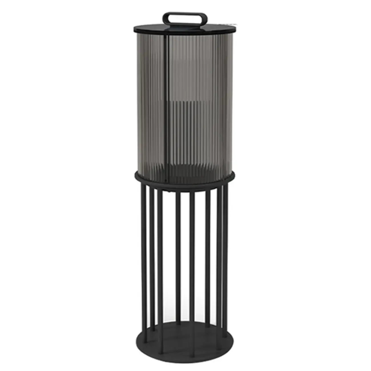 Elegant Cylinder Solar LED Outdoor Post Lights