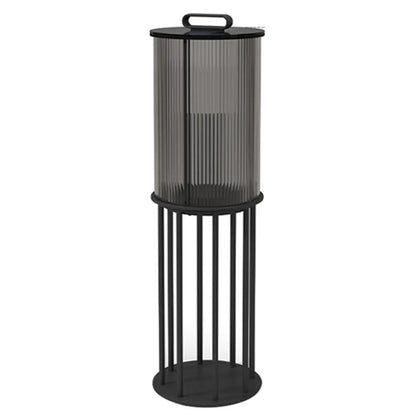 Elegant Cylinder Solar LED Outdoor Post Lights