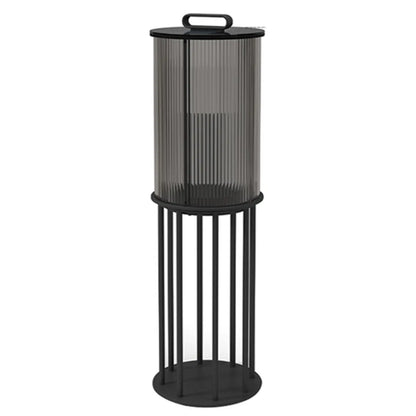 Elegant Cylinder Solar LED Outdoor Post Lights