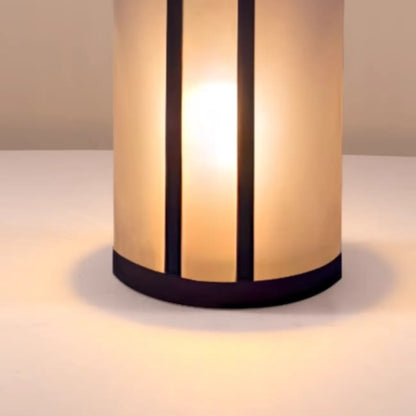 Elegant Cylinder Solar LED Outdoor Post Lights
