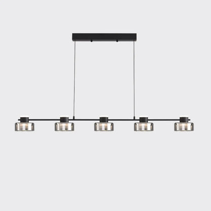 Modern Dimmable LED Drum Island Pendant Light for Kitchen