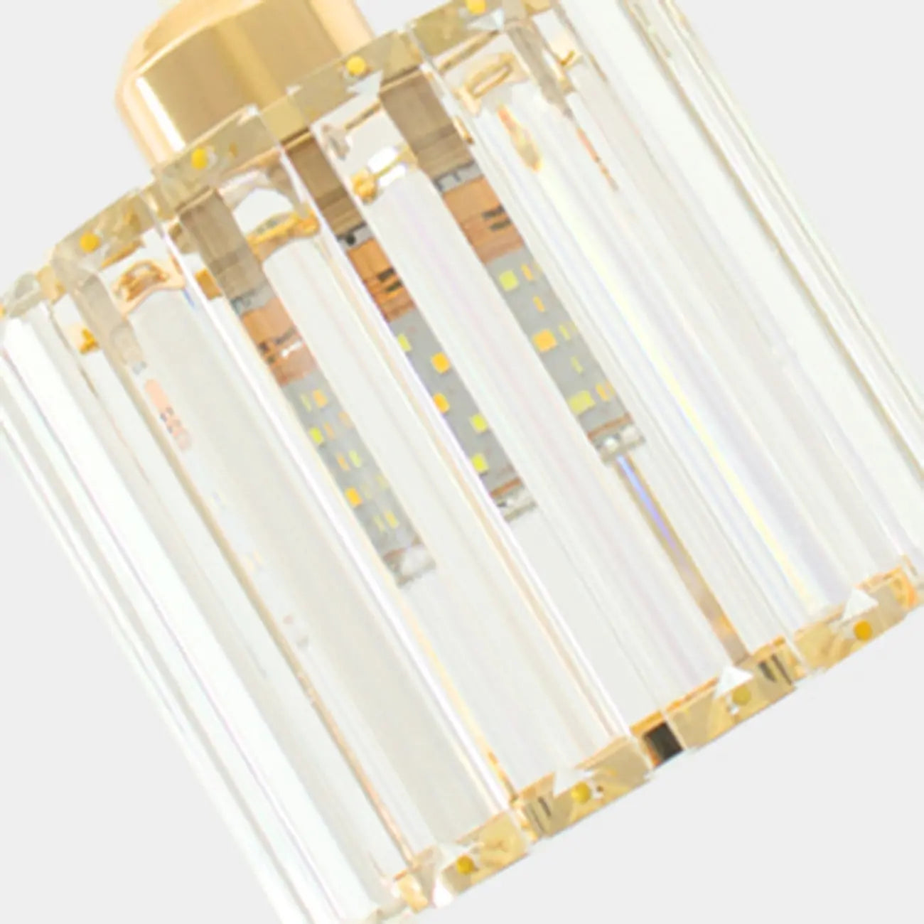 Geometric Gold Glass Pendant Light for Kitchen