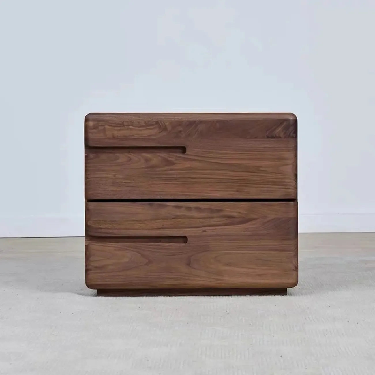Nordic Minimalist Wood Storage Nightstand