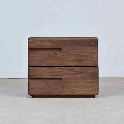 Nordic Minimalist Wood Storage Nightstand