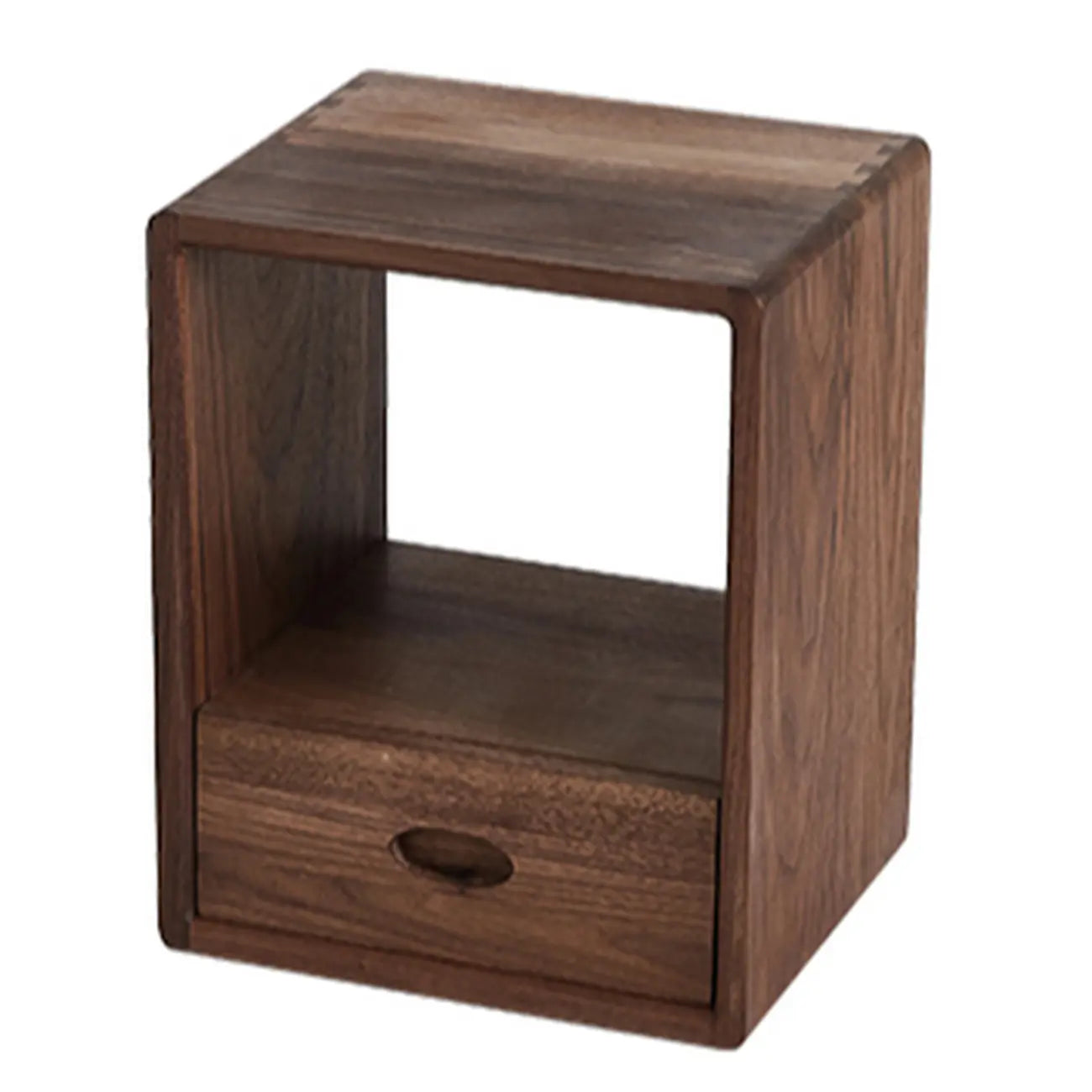Nordic Minimalist Wood Storage Nightstand