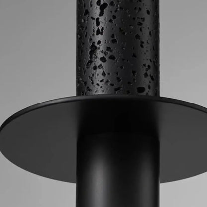 Art Deco Black Stone Geometric Bedroom LED Pendant Light