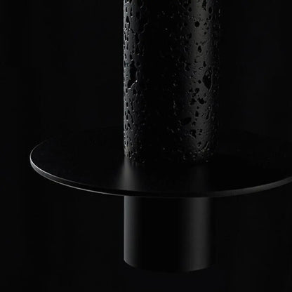 Art Deco Black Stone Geometric Bedroom LED Pendant Light