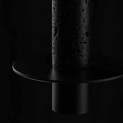 Art Deco Black Stone Geometric Bedroom LED Pendant Light