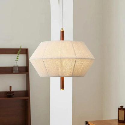 Modern Woven Fabric Dining Room Pendant Light
