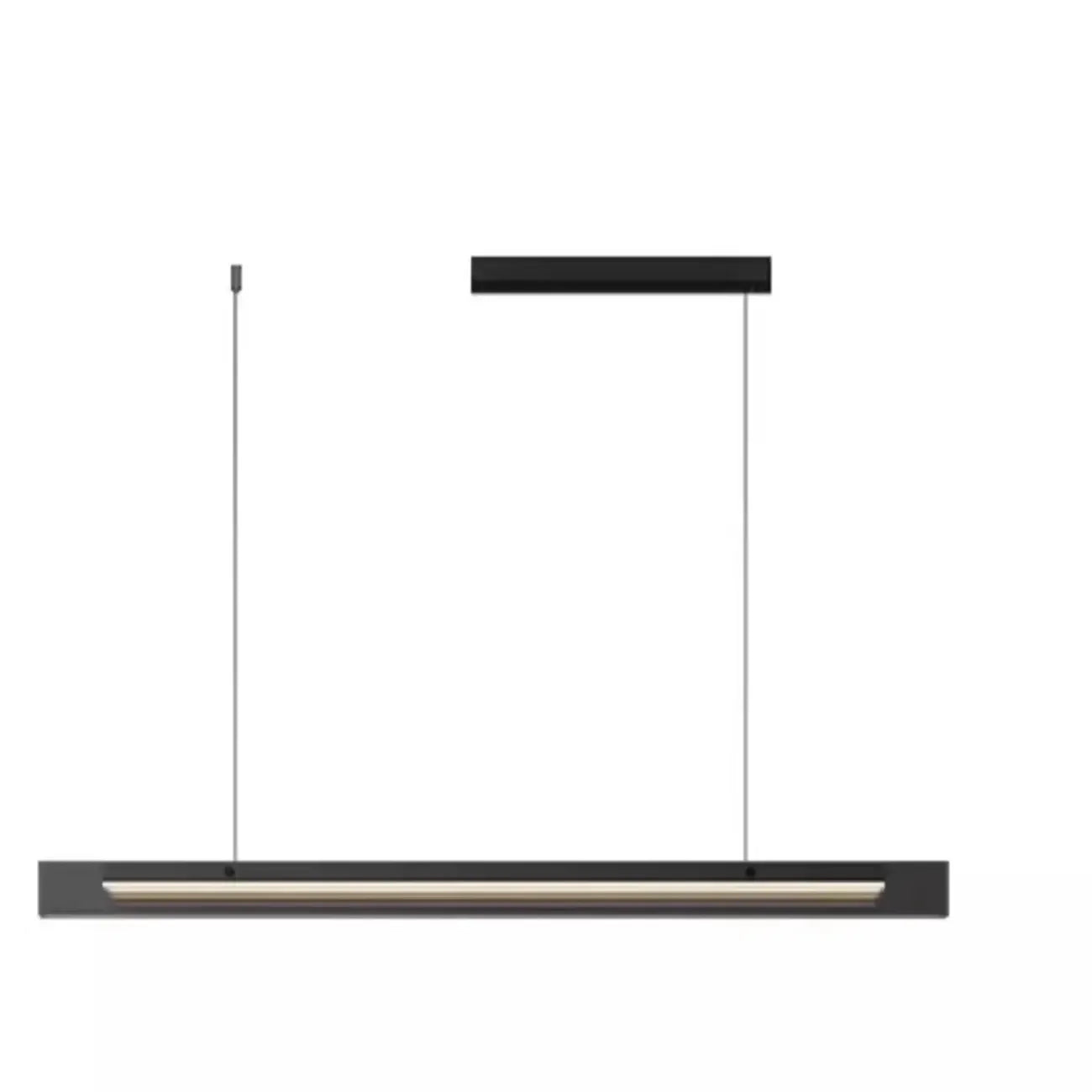Modern Glass and Metal LED Pendant Light for Kitchen Island