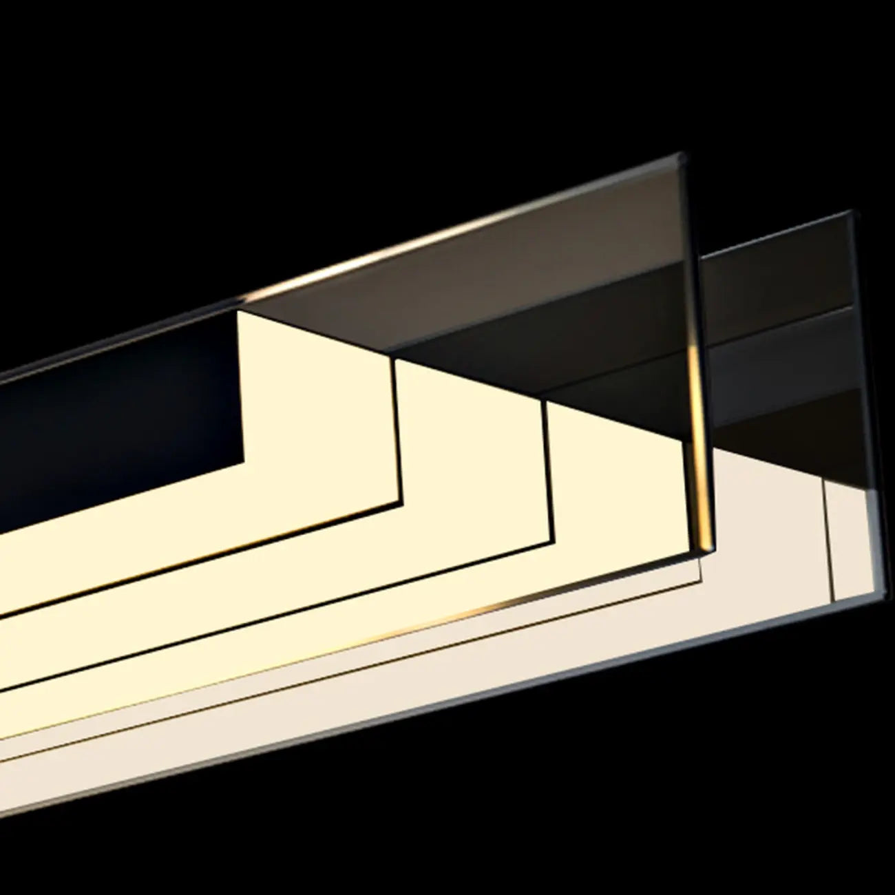 Modern Glass and Metal LED Pendant Light for Kitchen Island