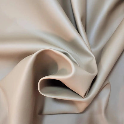 Elegant White Leather Ergonomic Swivel Office Chair